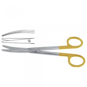 TC Mayo-Stille Dissecting Scissor Curved Stainless Steel, 15 cm - 6"